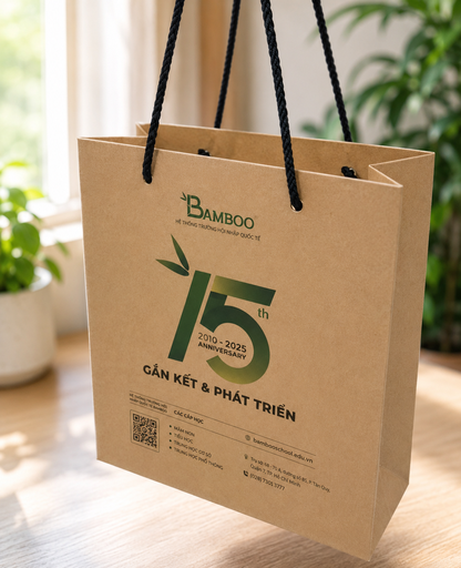 [HH.LK.TS.00076] Túi giấy kraf Bamboo (lớn)