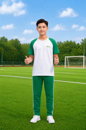 Quần thể dục nam Bamboo trung học 2026